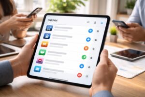 apprenez à créer une watchlist commune sur ipad et à la partager facilement avec cette méthode simple et efficace.