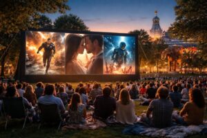 découvrez le cinéma en plein air à nantes et voyagez à travers les genres cinématographiques pour une expérience unique sous les étoiles.